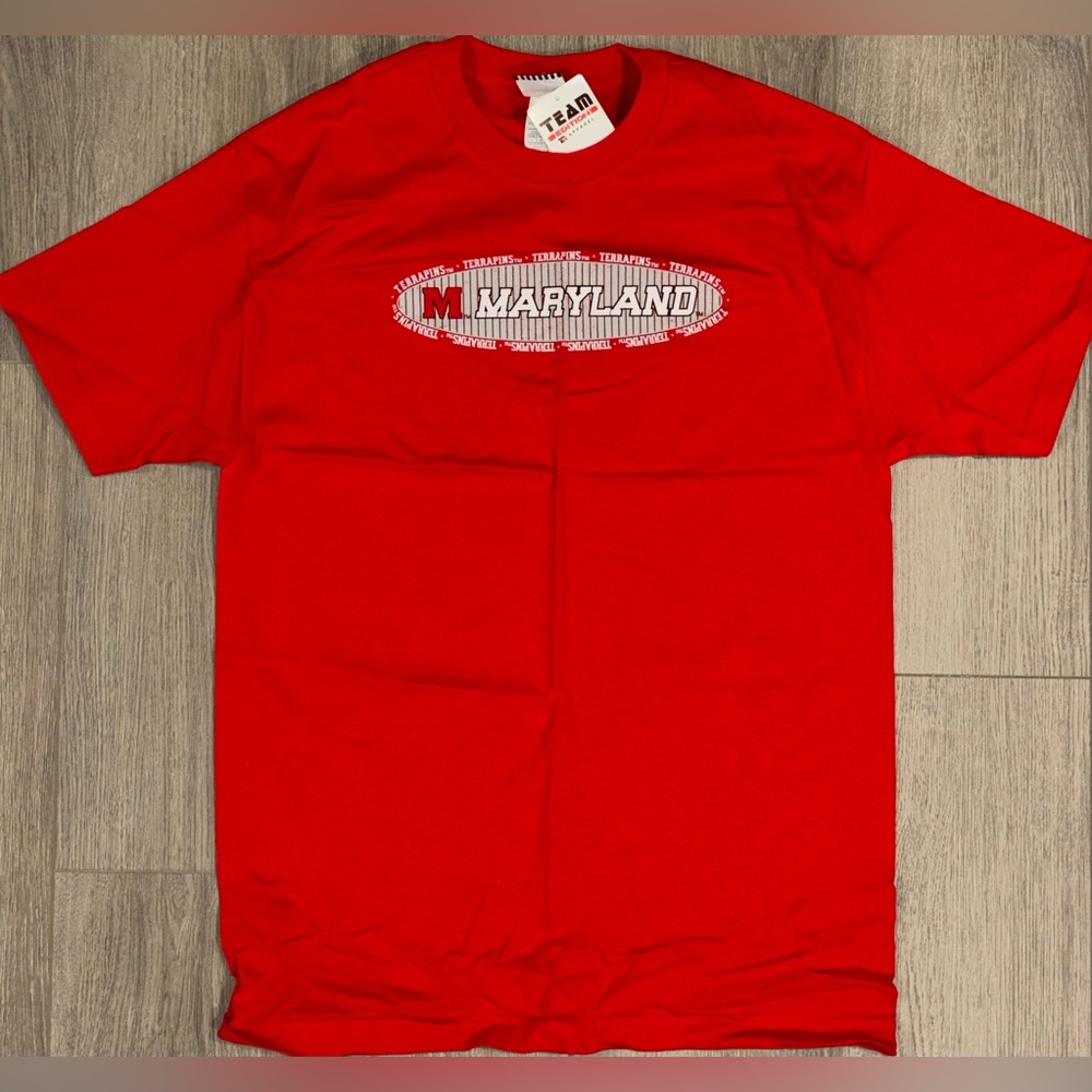 FOOT LOCKER BRAND UNIVERSITY OF MARYLAND LOT OF 2 MENS TSHIRTS SIZE LARGE NWT - Picture 4 of 5